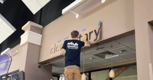 custom promotional window vinyl restaurant