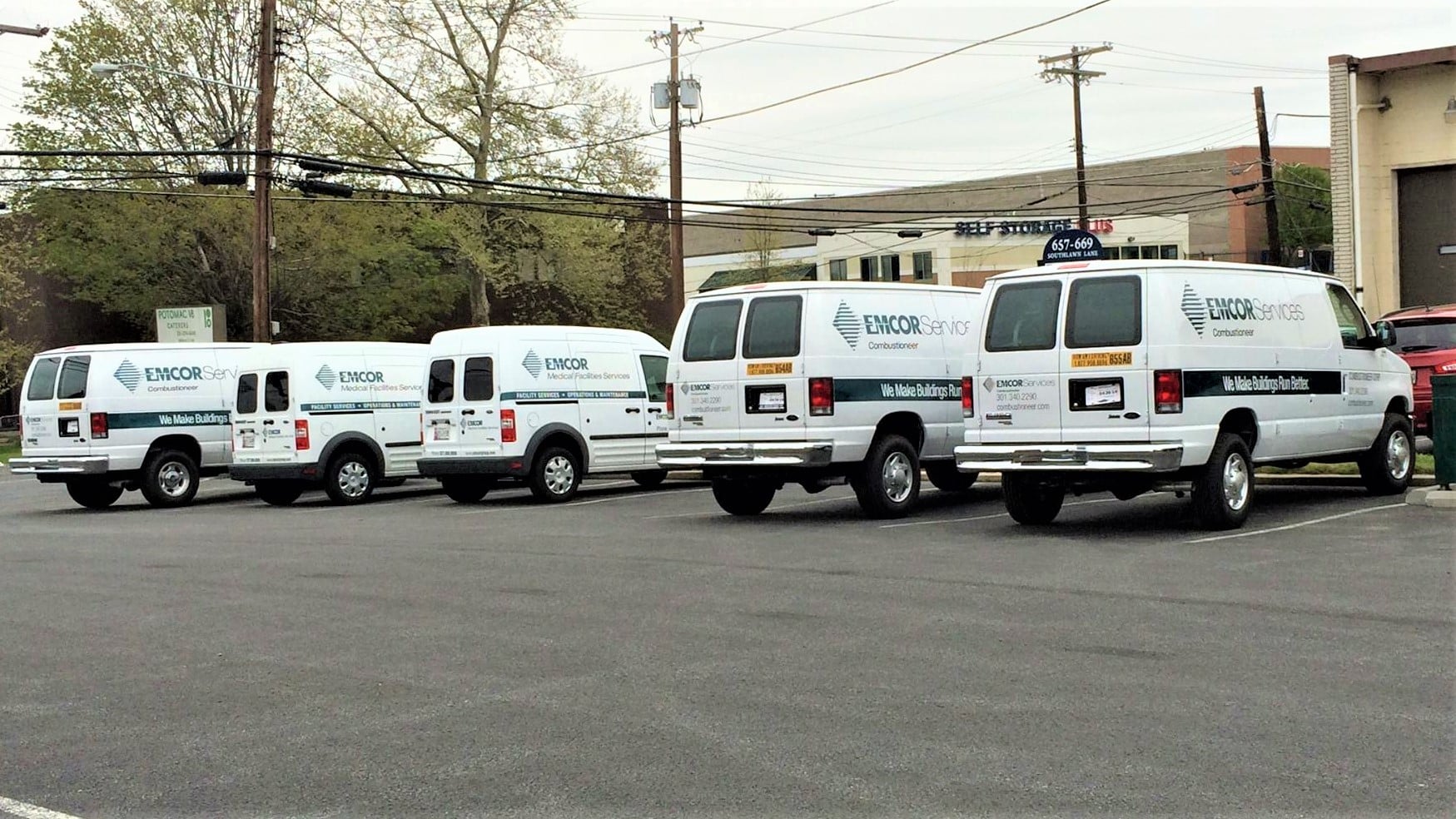 Full fleet van vinyl wrap covering the entire vehicle surface
