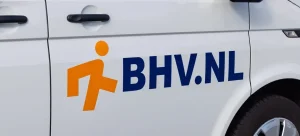 lettering on the side door of a vehicle